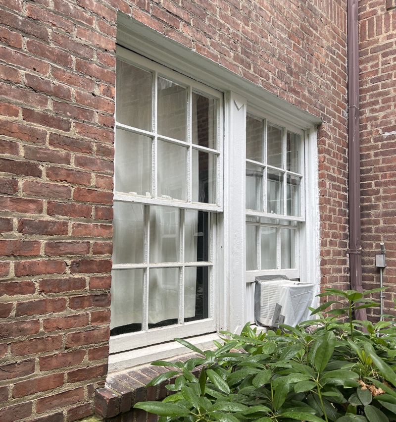 Chipped window